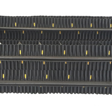 Steep angle cleat sidewall corrugated conveyor belt skirt cleated ribbed rubber conveyor belt